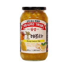 꽃샘 꿀레몬차 800g 레몬청 액상차, 1개입, 1개