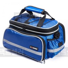 자전거 한강 국토종주 리어랙 짐가방 페니어 뒷바구니 투어 백 가방 짐칸, H 마크 블루