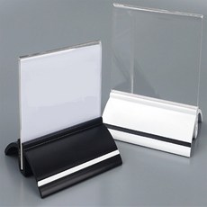 백돌 아크릴명패 가로형 90x50~150x70, 100x70 검정
