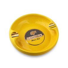 COH雙卡槽煙灰缸 陶瓷雙槽時尚菸灰缸 家用創意個性潮流骨瓷歐式煙缸, 1個, 高希霸, 高希霸