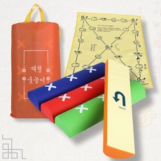 민속놀이 New 컬러 대형 세트 윷놀이 국내생산 bbr+PMk90S, 1개, 단일