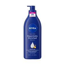 니베아 에센셜리 인리치드 바디 로션 (매우 건조한 피부용) NIVEA Essentially Enriched Body Lotion for Very Dry Skin with Hyal, 16.9 Fl Oz (Pack of 1)