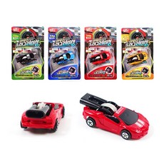 오로라 3000 메탈마우스드레그레이싱(4개입) 미니카 자동차