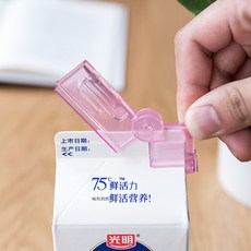 일본제조 우유팩 클립 2P 색상랜덤, 1개