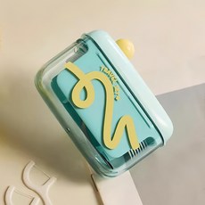 便攜式旅行牙具收納盒 輕巧設計 多功能收納 安全材質 多色可選, 綠色, 1個