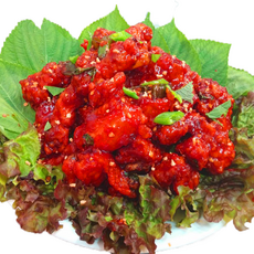 속초동해닭강정/지역주민추천맛집/6시내고향방영/, 1kg, 1개, 순살보통맛