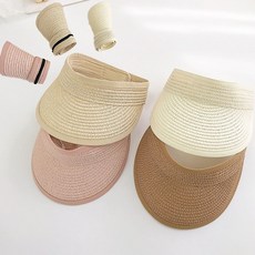 아동 썸머 밀짚 돌돌이 썬캡 모자 키즈 유아 여름 남 cP72413ea