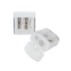 모닝글로리 비움 미니 2공 연필깎이 휴대용, 단품, 단품