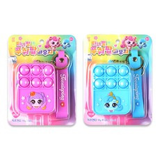 캐치티니핑 푸쉬팝 파우치 키즈캔디 말랑핑+샤샤핑, 4개, 10g