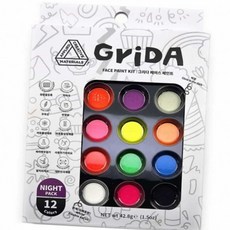 페이스페인팅 나이트팩 형광12색 분장 페인스페인팅 분장메이크업