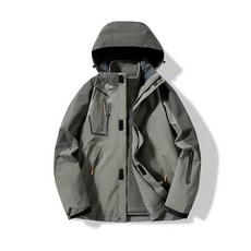 남성 스키복 세트 브라이트레드 컬러 카모플라주 디자인, 1개, 라이트올리브그린 남성용