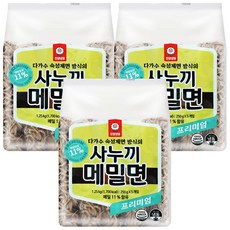 천일 사누끼 냉동메밀면 250g x 5입, 1.25kg, 3개