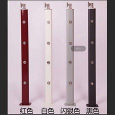 good 扶手護欄欄杆家用自裝老人安全拉絲立柱簡易室內護欄, 1個, 四排拉絲碳鋼立柱