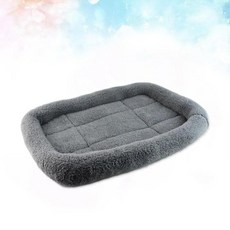 애완견 고양이 침대 따뜻하고 그레이 천 재 방수 부직포 간편 세척 기계 세탁, 1개, 기본