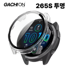 가민 포러너 하드 범퍼 커버 강화 보호 필름 유리 시계 보호 케이스, 265S 투명