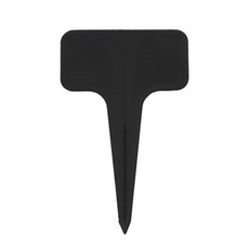 加厚園藝標籤 植物花卉標示牌 防水不退色 插地好用 辨識管理方便, 黑色