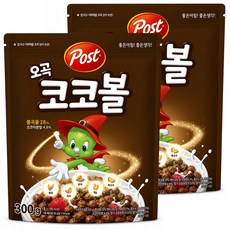 포스트 오곡 코코볼 시리얼, 300g, 2개