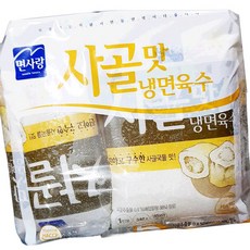 식자재 냉면육수 면사랑 사골맛 340g x5입 x10개, 5개