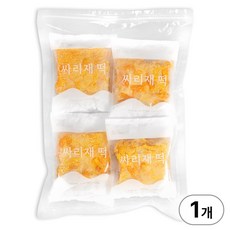 싸리재 호박떡 [ 단호박고지 설기 1kg ] 무설탕 개별포장 아침대용 현미떡, 1개