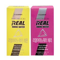 코오롱 리얼아미노워터 아미노산보충, 레몬+체리, 2개, 10회분