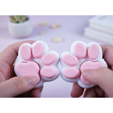 클릭커 냥발 키보드 피젯 키링, 1개