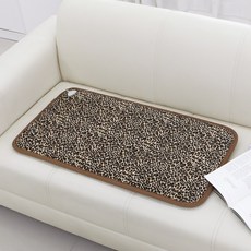 디누스 한일전기 전기방석 극세사 레자 1인용/2인용/3인용, -, 극세사 호피 2인용