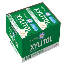 롯데자일리톨 오리지날 껌, 16g, 12개