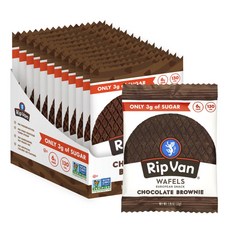 립밴 와플스 초코릿 브라우니, 33g, 12개