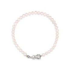 니알라야주얼리 크리스털 장식 펄 초커 네크리스