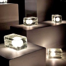 아이스조명 스톡홀름 무드등 램프 블럭 얼음 미니멀 블록 하우스 테이블, 02.흰색 와이어, 전원 스위치 버튼, 흰색 와이어 모델