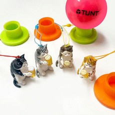 파크골프티와 티걸이 한잔하자냥 고양이, 치즈냥1개, 1개