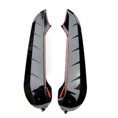 락모터스 혼다 포르자 호환 사이드바이저 23년식이상 레그쉴드 바람막이 방풍 방한 카울 호환, 카본