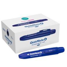 저스트클릭 유성매직 L, Blue, 12개