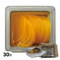 선미식가 슬라이스 원형/반달채 미니단무지 (아이스팩삽입 2중포장) 12개 18개 30개, 120g