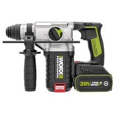 WORX 威克士 20V 24mm 三用鋰電無刷鎚鑽 WU388, 1個, 雙電池套裝組(WU388.5)