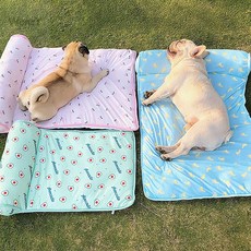 웬카 강아지여름용품 애견 쿨매트, 핑크