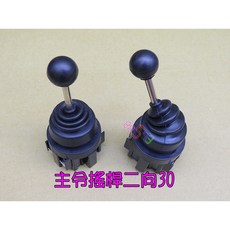 搖桿30二向．復位點動/自鎖連續_雙向搖桿主令開關復歸主令控制器二向開關控制桿PLC控制器, 1個, 二向30自鎖連續