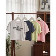 26여름 데일리 아동복 로이키즈 레이싱 반팔 티셔츠