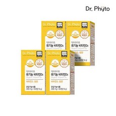 닥터파이토 유기농 비타민D3 2000IU 3+1박스, 60정, 4박스