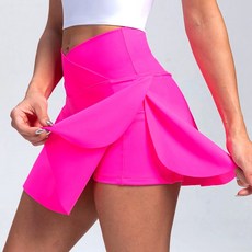 女款交叉高腰高爾夫球裙內褲網球裙 GF0128