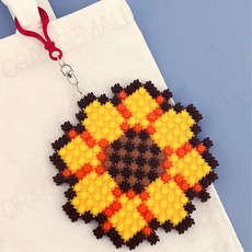 초등 방과후 가을주제 학급활동 디폼블럭 해바라기 키링 만들기 아동교육 창체 원데이수업