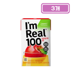 아임리얼100 사과, 140ml, 3개