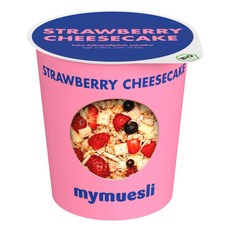 mymuesli 뮤즐리 과일 친자연 스트로베리 치즈케이크, 1개, 85g