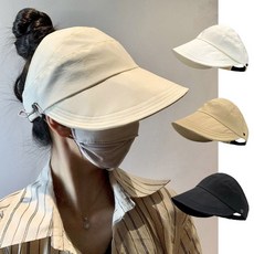 가볍고 시원한 포니테일가능 마스크걸이 돌돌이 썬캡 nam*557CS