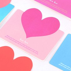 미니 카드 하트 팝업 입체 생일 축하 크리스마스 연하장 파티 초대장 인사말 감사 땡큐, 1-3. 하트 A / 핑크 핑크