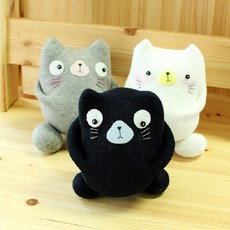 통통통 냥이 양말인형만들기diy, 그레이, 1개