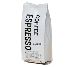 커피 에스프레소 클래식 헤이즐넛향 원두커피, 1개, 500g, 홀빈(분쇄안함)