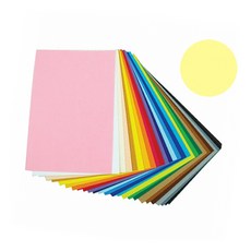 칼라펠트 비접착 파스텔연노랑 45x30 교실꾸미기 미술만들기재료 소품