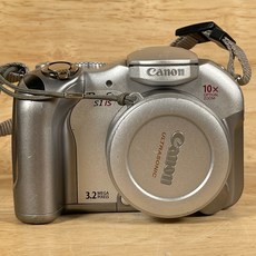 캐논 파워샷 S1 IS 실버 3.2MP 10배 광학 줌 디지털 카메라 - 부품용