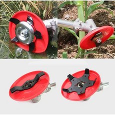 논밭 텃밭 수륙양용 잡초 제거 예초기날 예초 벌초 풀 제거기 안전날 깍기 조경 청소 작업, 6인치, 1개